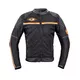 Letnia kurtka motocyklowa W-TEC 2Stripe - Czarno-pomarańczowo-beżowy