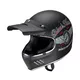 Kask motocyklowy W-TEC Black Heart Retron i gogle Dalhart - Gniewny Czarny