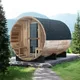 Sauna fińska beczka inSPORTline Viduor 600 ∙ drewno cedrowe ∙ dla 5-6 osób ∙ piec 6 kW