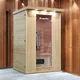 Sauna na podczerwień inSPORTline Mettsa 200 ∙ 6 promienników ceramicznych ∙ chromoterapia 7 kolorów ∙ Bluetooth ∙ jonizator