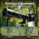 Teleobiektyw do smartfona Apexel ∙ 50x zoom optyczny ∙ adapter do statywu ∙ pilot zdalnego sterowania ∙ kompatybilny z iOS/Android ∙ konstrukcja aluminium/ABS