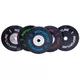 Obciążenie gumowe inSPORTline Bumper Plate 25 kg ∙ żeliwo chromowane ∙ otwór olimpijski 50 mm ∙ odporne na uderzenia ∙ gumowane