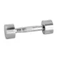 Hantle chromowane inSPORTline Crossteel 1-14 kg ∙ stalowa powłoka ∙ antypoślizgowy chwyt