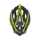 Kask rowerowy Etape Twister ∙ 25 otworów wentylacyjnych ∙ siatka na owady ∙ odpinany daszek ∙ elementy odblaskowe