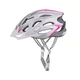 Kask rowerowy Etape Venus ∙ siatka przeciw owadom ∙ odpinany daszek ∙ 25 otworów wentylacyjnych ∙ elementy odblaskowe - biały/różowy mat