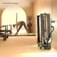 Profesjonalny reformer do pilatesu inSPORTline Comfolder ∙ składany ∙ nośność 150 kg ∙ rama aluminiowa ∙ regulacja oporu