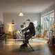 Rower treningowy składany inSPORTline Xbike ∙ magnetyczny system oporu ∙ pomiar tętna ∙ 8 poziomów obciążenia ∙ kółka transportowe ∙ cicha praca - Czerwono-szary