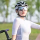 Sportowe okulary przeciwsłoneczne Altalist Hayate R2 - biały z niebieskimi okularami