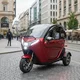 Elektryczny skuter zabudowany W-TEC Tukago ∙ trójkołowy ∙ mikropojazd ∙ 45 km/h ∙ zasięg 50 km ∙ nośność 240 kg ∙ kamera cofania ∙ ogrzewanie - Czerwony