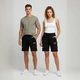 Szorty cargo inSPORTline Signature ∙ krótkie spodenki ∙ unisex ∙ elastyczny pas ∙ przestronne kieszenie ∙ wygodny materiał - Czarny
