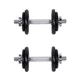 Zestaw hantli z gryfami oraz zaciskami 2 x 5-10 kg inSPORTline