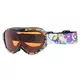 Dziecięce gogle snowboardowe WORKER Miller ∙ design z grafiką ∙ soczewki S2 pomarańczowe ∙ regulowany pasek ∙ antymgła ∙ ochrona UV - Z12-CZERWONY- czerwona grafika - Z12- BLK- czarny