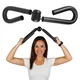 Motylek / agrafka do ćwiczeń fitness inSPORTline Body Trimer ∙ uniwersalny wzmacniacz ud, ramion, klatki ∙ piankowe uchwyty - Czarny