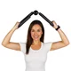 Motylek / agrafka do ćwiczeń fitness inSPORTline Body Trimer ∙ uniwersalny wzmacniacz ud, ramion, klatki ∙ piankowe uchwyty