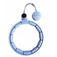 Hula hop z obciążeniem i licznikiem inSPORTline Weight Hoop Flex ∙ regulowany obwód 69–117,5 cm ∙ 15 głowic masujących ∙ LCD