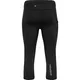 Legginsy męskie 3/4 kompresyjne Newline Core Knee Tights ∙ wsparcie mięśni ∙ panele wentylacyjne ∙ kieszeń zip ∙ odblaski - Czarny