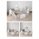 Plac zabaw dla dzieci 5w1 inSPORTline Teutonin 236x186 cm ∙ huśtawka regulowana ∙ zjeżdżalnia 40 kg ∙ konik na biegunach ∙ koszykówka ∙ edukacyjny