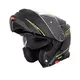 Kask motocyklowy szczękowy z blendą W-TEC Venero - Błyszczący biały