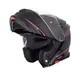 Kask motocyklowy szczękowy z blendą W-TEC Venero - Błyszczący biały