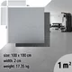 Mata ochronna / podłoga inSPORTline Luxteko Waffle 100x100x2 cm ∙ pod ciężki sprzęt siłowy ∙ struktura waffle ∙ amortyzacja uderzeń ∙ wodoodporna - drewno - marmur