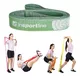 Guma oporowa do fitnessu inSPORTline Rand Light ∙ zielona ∙ opór 5 kg ∙ obwód 208 cm ∙ tekstylna ∙ ultra lekka - Zielony