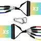 Ekspander regulowany do ćwiczeń ∙ inSPORTline Morpo Tubes ∙ 140 cm ∙ opór 4,5-45 kg