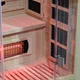 Sauna na podczerwień inSPORTline Trevirke 200 ∙ 9 promienników ∙ chromoterapia ∙ Bluetooth ∙ 65 °C ∙ sterowanie panel