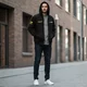 Bluza z kapturem unisex W-TEC Signature ∙ dwie kieszenie ∙ regulowany kaptur ∙ elastyczne ściągacze ∙ bawełna/poliester - Czarny