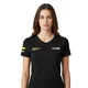 Koszulka damska W-TEC Signature ∙ 100% bawełna ∙ oddychająca ∙ miękka w dotyku ∙ dopasowany krój ∙ akcent moto - Czarny