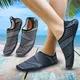 Buty kąpielowe do wody inSPORTline Makar unisex ∙ szybkoschnące ∙ oddychające ∙ perforowana podeszwa ∙ waga 125 g ∙ elastyczne - Czarny