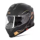 Kask motocyklowy szczękowy z blendą W-TEC Venero - Błyszczący biały