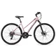 Damski rower crossowy inSPORTline Cyclision Zodya 4 MK-II 28" ∙ amortyzowany widelec ∙ 21 przełożeń Shimano ∙ hamulce tarczowe - Scarlet Red - Vintage Pink