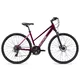 Damski rower crossowy inSPORTline Cyclision Zodya 4 MK-II 28" ∙ amortyzowany widelec ∙ 21 przełożeń Shimano ∙ hamulce tarczowe - Scarlet Red - Dark Orchid