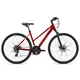 Damski rower crossowy inSPORTline Cyclision Zodya 4 MK-II 28" ∙ amortyzowany widelec ∙ 21 przełożeń Shimano ∙ hamulce tarczowe - Scarlet Red - Scarlet Red
